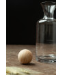 Набор: стаканы 6 ш и графин с деревянной крышкой (белый), арт.RP