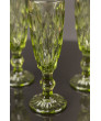Бокал для шампанского Atigroup "Ромб",160 мл,цвет зеленый,арт.FRZ